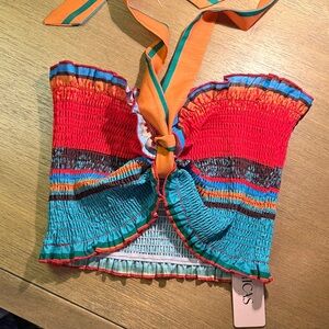 NWT Micas Tube Top with Removable Strap Size L